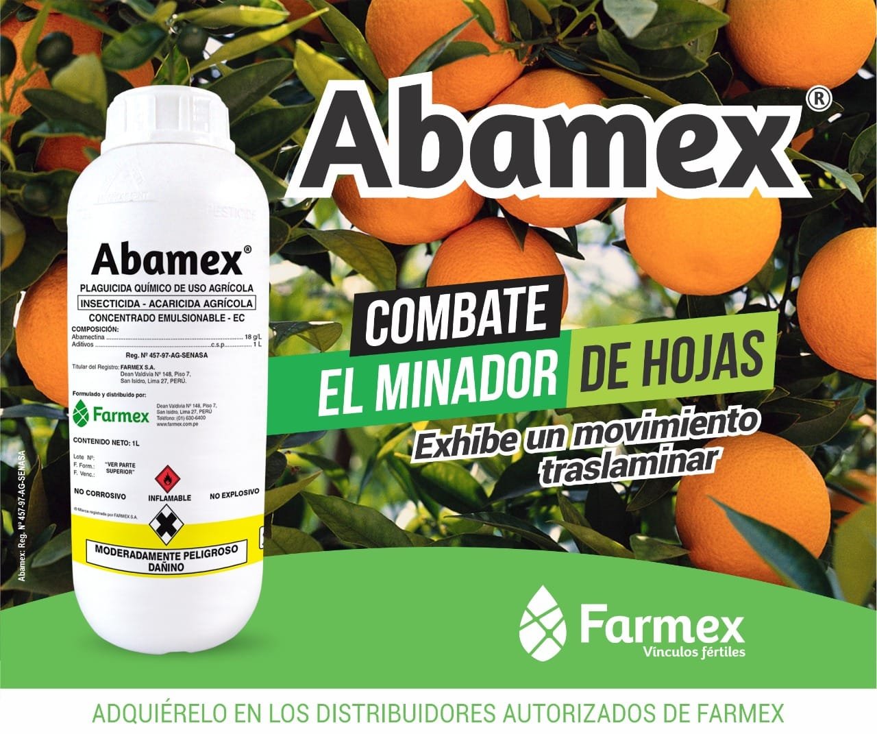 ABAMEX 1.8 EC X 1 LT - INSECTICIDA ACARICIDA