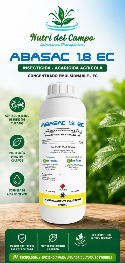 ABASAC 1.8 EC - INSECTICIDA ACARICIDA