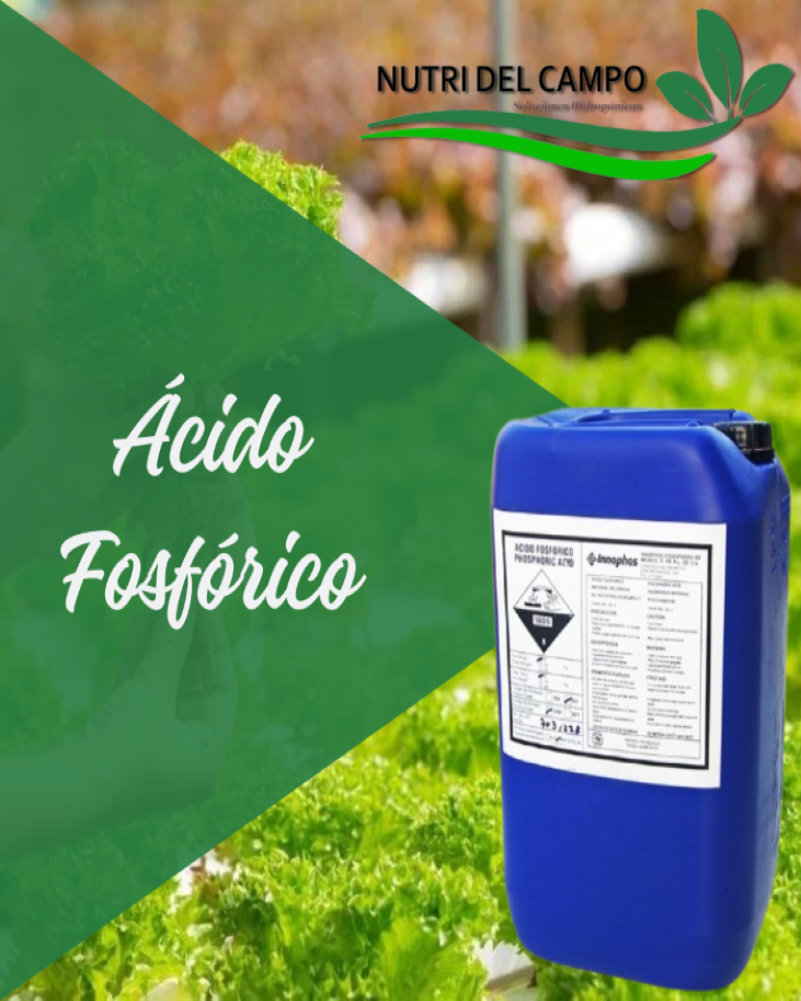 ACIDO FOSFORICO (Baja pH del Agua).
