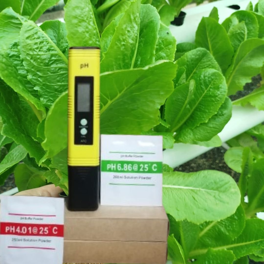 MEDIDOR DE PH + CALIBRADORES PARA HIDROPONIA